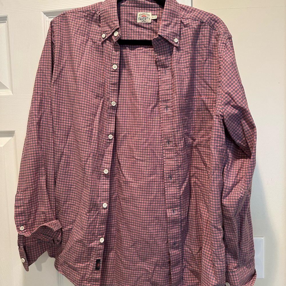 Faherty 100% Cotton Button Down - image 1